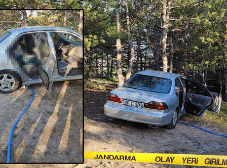 Aracın egzozuna hortum! Ankara'da gizemli ölüm