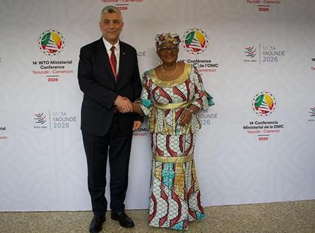 Bakan Bolat, DTÖ Genel Direktörü Iweala ile görüştü