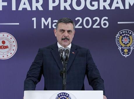 Bakan Çiftçi, Emniyet Genel Müdürlüğü iftar programında konuştu