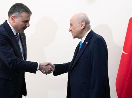 Bakan Çiftçi'den, Bahçeli'ye ziyaret