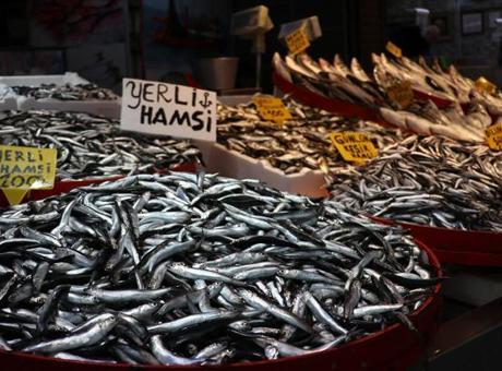 Balıkçı tezgahlarında hamsi ve istavrit bolluğu