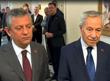 CHP lideri Özgür Özel'den Bülent Arınç'a ziyaret