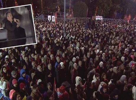 CHP'nin Saraçhane'deki mitinginin ardından taşkınlık çıkaran 35 kişiye gözaltı