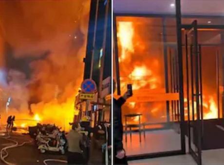 Çin'de yüksek katlı binada yangın! Ölü sayısı yükseldi