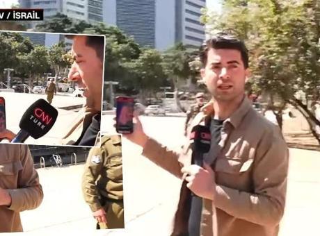 CNN Türk’ün Tel Aviv yayınına müdahale! İsrail Savunma Bakanlığı önünde canlı yayın kesildi