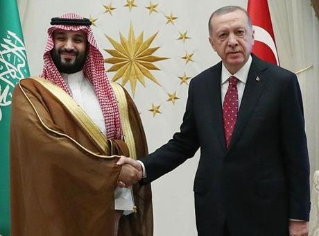 Cumhurbaşkanı Erdoğan, Suudi Arabistan Veliaht Prensi Selman ile görüştü