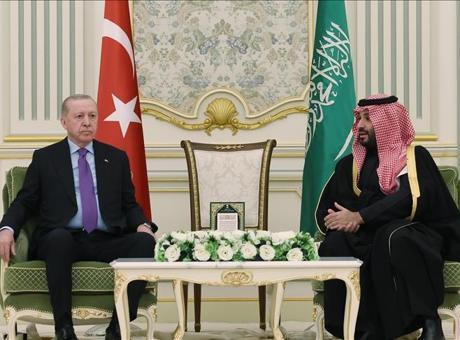 Cumhurbaşkanı Erdoğan, Suudi Prens Selman ile görüştü