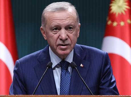 Cumhurbaşkanı Erdoğan'dan 3 şehit personelimiz için taziye mesajı