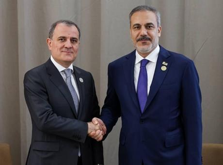 Dışişleri Bakanı Hakan Fidan, Azerbaycanlı mevkidaşı Bayramov ile görüştü