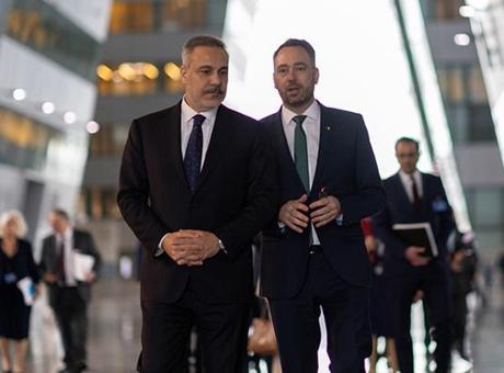 Dışişleri Bakanı Hakan Fidan, Belçikalı mevkidaşı ile görüştü