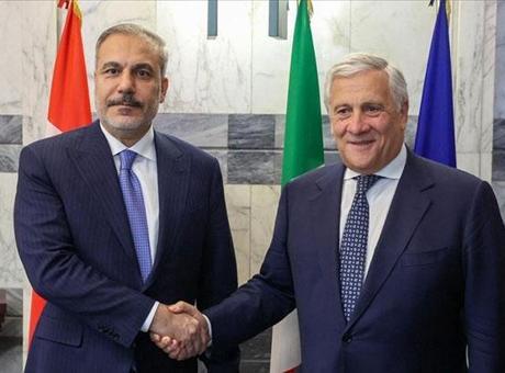 Dışişleri Bakanı Hakan Fidan, İtalya Dışişleri Bakanı Tajani ile görüştü