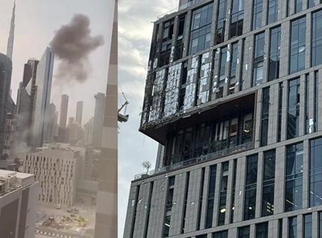 Dünya devlerine ev sahipliği yapıyordu: Dubai Finans Merkezi vuruldu! Bölgeden dumanlar yükseliyor