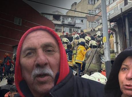 Fatih’te iki binanın çöktüğü mahallenin sakinleri konuştu: Patlamayı duyduk, bomba zannettim