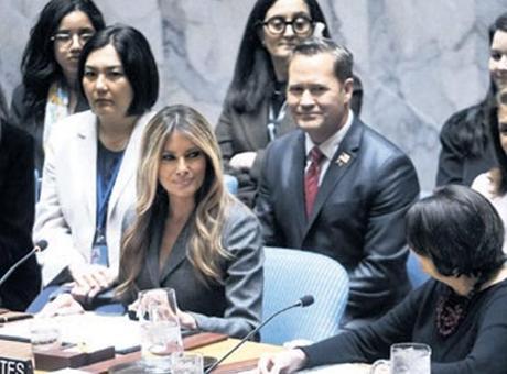 First Lady Trump’a tepki