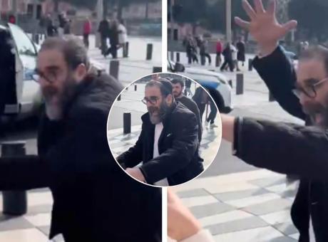 Fransa'daki Filistin protestosunda önce sözlü taciz sonra tiyatro!