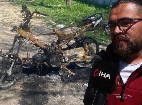 Gelen cezayı görünce bunalıma girdi! Motorunu ateşe verdi: Sıfırı zaten 50 bin TL