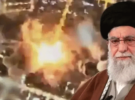 Hamaney'in konutunun vurulma anı ortaya çıktı: 50 savaş uçağıyla bomba yağdı