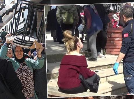 İndirim izdihamı! Ezilen ve bayılan vatandaşlar hastanelik oldu