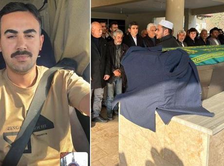 İran'da İsrail füzesiyle hayatını kaybeten Türk şoför, toprağa verildi! Tabutunun üzerine damatlığı konuldu