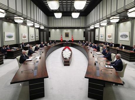 Kabine, Cumhurbaşkanı Erdoğan başkanlığında toplandı