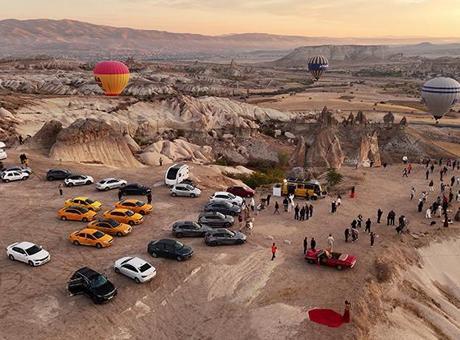 Kapadokya bayramda ziyaretçi akınına uğradı