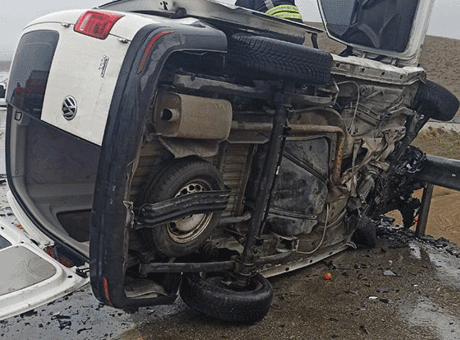 Konya'da korkunç kaza: 2 ölü, 4 yaralı