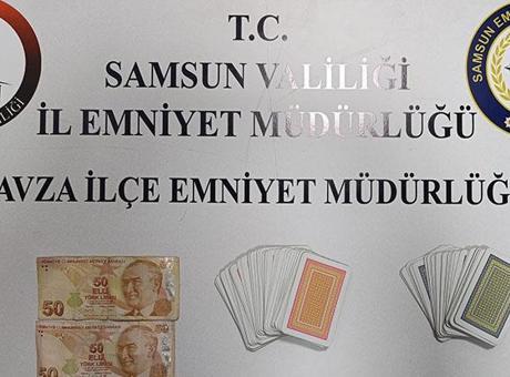 Samsun’da kıraathaneye kumar baskını! 7 kişi suçüstü yakalandı