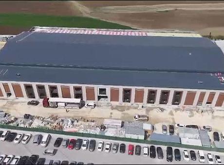 Silivri'de yapımı süren yeni duruşma salonu görüntülendi
