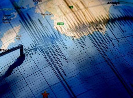 Son dakika... Antalya'da 4.5 büyüklüğünde deprem