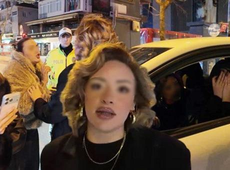 Yer: Kadıköy! Polisler şaştı kaldı: Alkollü kadın çakar iddiasıyla aracın önüne atladı