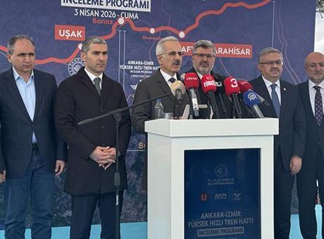 Bakan Uraloğlu: 11,5 milyon vatandaş yüksek hızlı tren konforuyla seyahat edecek