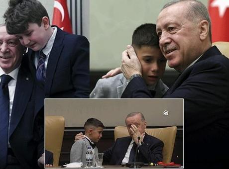 Cumhurbaşkanı Erdoğan, 23 Nisan'da çocuklarla bir araya geldi