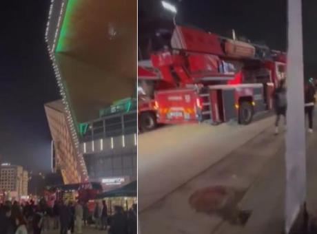 Kağıthane’de AVM’de yangın: Ekiplerin müdahalesi ile yangın söndürüldü