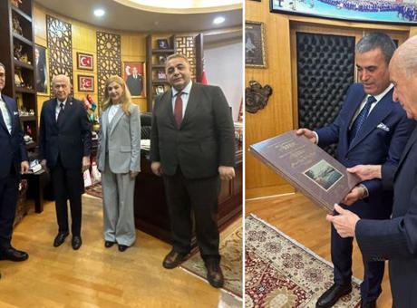 MHP Genel Başkanı Bahçeli Demirören Medya Heyeti'ni kabul etti! “Türk dizileri desteklenmeli'
