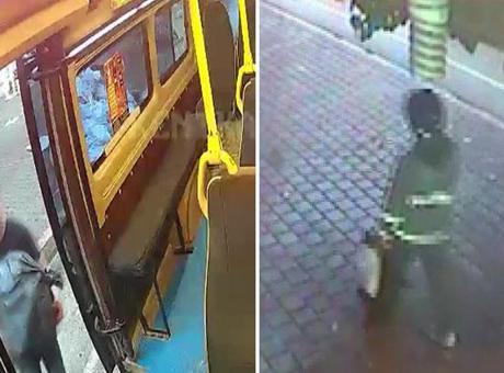 Adana'da kasklı telefon hırsızı tek hareketle yakayı ele verdi! Kaçış planı minibüs durağında patladı