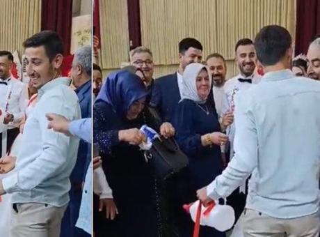 Altın fiyatı yükselince aklına geldi! Takı merasiminde ezber bozan hediye