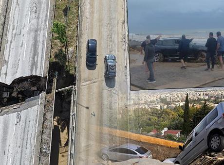 Bir kent gece felaketi yaşadı! Hatay'da sağanak sele dönüştü: Yollar çöktü, araçlar sahile sürüklendi... Ölü ve yaralılar var