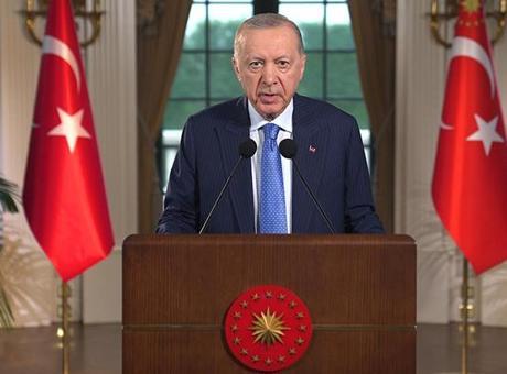 Cumhurbaşkanı Erdoğan'dan 'Türk Günü Yürüyüşü' mesajı