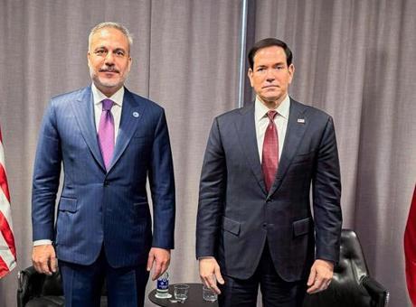 Dışişleri Bakanı Hakan Fidan, ABD'li mevkidaşı Rubio ile görüştü