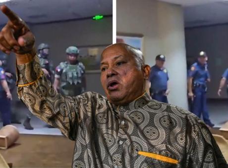 Filipinler Senatosu'nda sıcak saatler! Silah sesleri duyuldu, Senatör polislerden kaçtı