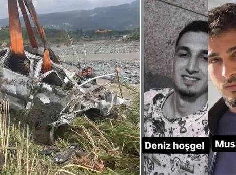 Hatay'da sel felaketi! Araçlarıyla birlikte köprüden düşerek akıntıya kapılan 2 genç aranıyor