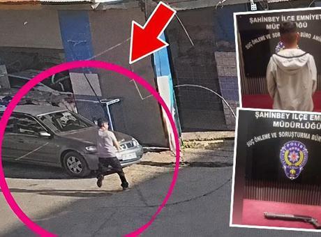 İş yerindeki kızı taciz edip dükkana kurşun yağdırdı! Gaziantep’teki pompalı dehşet anları kamerada