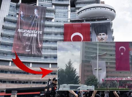 Kılıçdaroğlu'nun ekibi CHP Genel Merkezi'nde! Özel'in afişleri indirildi