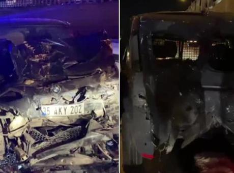 Kocaeli’de feci kaza: 4 araç birbirine girdi, 3 yaralı