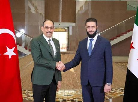 MİT Başkanı İbrahim Kalın Suriye Devlet Başkanı Ahmed eş-Şara ile görüştü