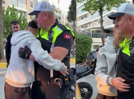 Önce kaçtı, sonra sarılıp ağladı! Ehliyetsiz sürücüye ibretlik ceza