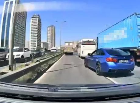 Trafikte makas atan sürücünün ehliyetine el konuldu, 96 bin lira ceza yazıldı